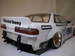 S13 シルビア V2 リアディフューザー [AD011-3] - スーパーラジコン